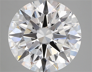 Picture of Lab Created Diamond 5.06 Carats, Round with ideal Cut, D Color, vs1 Clarity and Certified by IGI