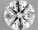 Lab Created Diamond 5.06 Carats, Round with ideal Cut, E Color, vvs1 Clarity and Certified by IGI