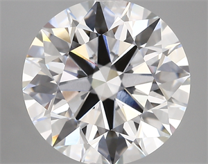 Picture of Lab Created Diamond 5.06 Carats, Round with ideal Cut, E Color, vvs1 Clarity and Certified by IGI