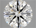 Lab Created Diamond 5.05 Carats, Round with ideal Cut, G Color, vvs2 Clarity and Certified by IGI