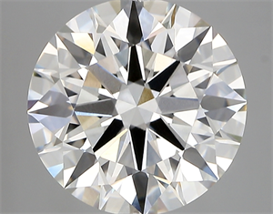 Picture of Lab Created Diamond 5.05 Carats, Round with ideal Cut, G Color, vvs2 Clarity and Certified by IGI