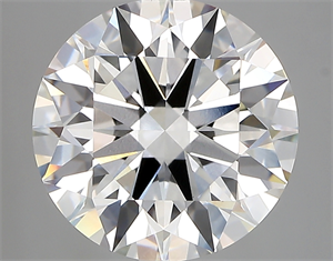 Picture of Lab Created Diamond 5.05 Carats, Round with ideal Cut, F Color, vvs2 Clarity and Certified by IGI