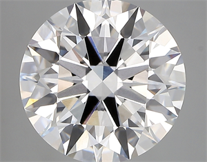 Picture of Lab Created Diamond 5.05 Carats, Round with ideal Cut, E Color, vvs2 Clarity and Certified by IGI