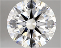 Lab Created Diamond 5.05 Carats, Round with ideal Cut, G Color, vvs2 Clarity and Certified by IGI