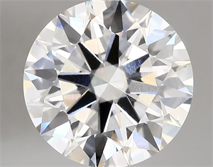 Picture of Lab Created Diamond 5.05 Carats, Round with ideal Cut, E Color, vvs2 Clarity and Certified by IGI