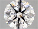 Lab Created Diamond 5.05 Carats, Round with ideal Cut, E Color, vvs2 Clarity and Certified by IGI