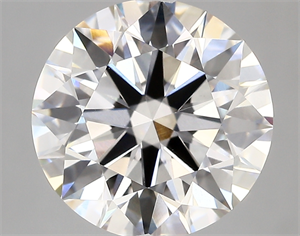 Picture of Lab Created Diamond 5.05 Carats, Round with ideal Cut, E Color, vvs2 Clarity and Certified by IGI