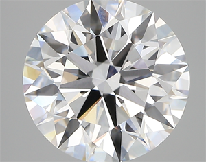 Picture of Lab Created Diamond 5.05 Carats, Round with ideal Cut, D Color, vvs2 Clarity and Certified by IGI