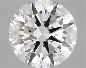 Picture of Lab Created Diamond 5.05 Carats, Round with ideal Cut, D Color, vs1 Clarity and Certified by IGI