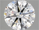 Lab Created Diamond 5.05 Carats, Round with ideal Cut, D Color, vs1 Clarity and Certified by IGI