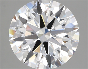 Picture of Lab Created Diamond 5.05 Carats, Round with ideal Cut, D Color, vs1 Clarity and Certified by IGI