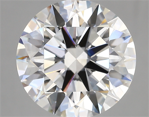 Picture of Lab Created Diamond 5.05 Carats, Round with ideal Cut, D Color, vvs2 Clarity and Certified by IGI