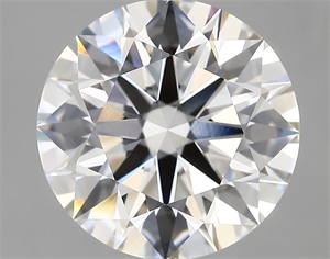 Picture of Lab Created Diamond 5.05 Carats, Round with ideal Cut, D Color, vvs2 Clarity and Certified by IGI