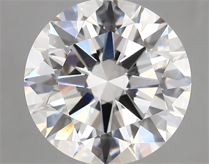 Picture of Lab Created Diamond 5.05 Carats, Round with excellent Cut, D Color, vvs2 Clarity and Certified by IGI