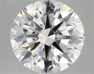 Picture of Lab Created Diamond 5.05 Carats, Round with ideal Cut, D Color, vvs2 Clarity and Certified by IGI