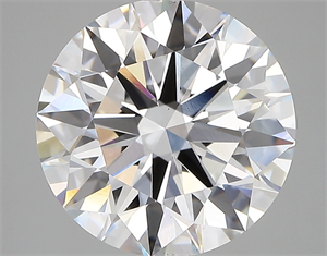 Picture of Lab Created Diamond 5.04 Carats, Round with ideal Cut, D Color, vs1 Clarity and Certified by IGI