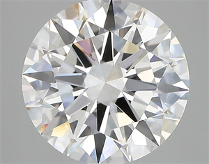 Picture of Lab Created Diamond 5.04 Carats, Round with excellent Cut, D Color, vvs2 Clarity and Certified by IGI