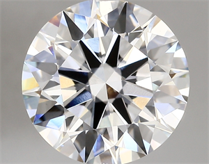 Picture of Lab Created Diamond 5.04 Carats, Round with ideal Cut, E Color, vvs2 Clarity and Certified by IGI