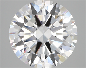 Picture of Lab Created Diamond 5.04 Carats, Round with excellent Cut, D Color, vvs2 Clarity and Certified by IGI