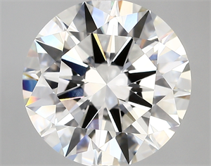 Picture of Lab Created Diamond 5.04 Carats, Round with excellent Cut, E Color, vvs2 Clarity and Certified by IGI