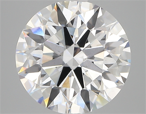 Picture of Lab Created Diamond 5.04 Carats, Round with ideal Cut, D Color, vs2 Clarity and Certified by IGI