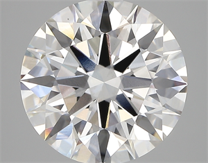 Picture of Lab Created Diamond 5.04 Carats, Round with ideal Cut, F Color, vvs2 Clarity and Certified by IGI