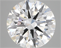 Lab Created Diamond 5.04 Carats, Round with ideal Cut, D Color, vs1 Clarity and Certified by IGI