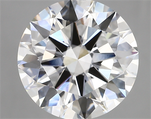 Picture of Lab Created Diamond 5.04 Carats, Round with excellent Cut, F Color, vvs2 Clarity and Certified by IGI
