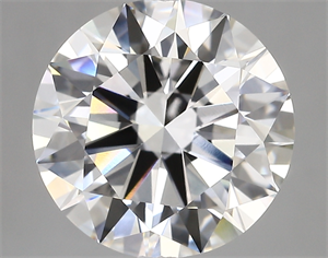 Picture of Lab Created Diamond 5.04 Carats, Round with excellent Cut, F Color, vvs1 Clarity and Certified by IGI