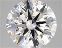 Lab Created Diamond 5.04 Carats, Round with ideal Cut, D Color, vs1 Clarity and Certified by IGI