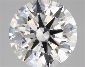 Picture of Lab Created Diamond 5.04 Carats, Round with ideal Cut, D Color, vs1 Clarity and Certified by IGI