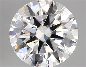 Picture of Lab Created Diamond 5.04 Carats, Round with ideal Cut, D Color, vvs2 Clarity and Certified by IGI