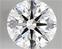 Lab Created Diamond 5.03 Carats, Round with ideal Cut, D Color, vs1 Clarity and Certified by IGI