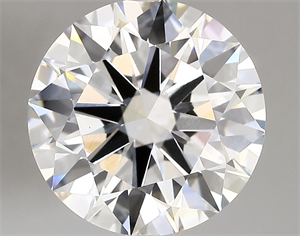 Picture of Lab Created Diamond 5.03 Carats, Round with ideal Cut, E Color, vvs2 Clarity and Certified by IGI
