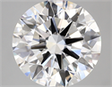 Lab Created Diamond 5.03 Carats, Round with ideal Cut, E Color, vvs2 Clarity and Certified by IGI