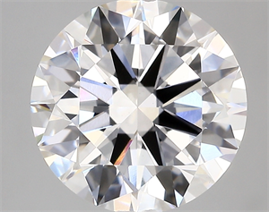 Picture of Lab Created Diamond 5.03 Carats, Round with excellent Cut, D Color, vs1 Clarity and Certified by IGI