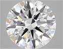 Lab Created Diamond 5.03 Carats, Round with excellent Cut, D Color, vs1 Clarity and Certified by IGI