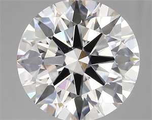 Picture of Lab Created Diamond 5.03 Carats, Round with ideal Cut, D Color, vs1 Clarity and Certified by IGI
