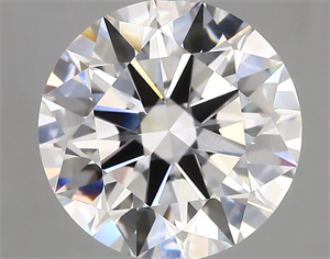 Picture of Lab Created Diamond 5.03 Carats, Round with ideal Cut, D Color, vvs2 Clarity and Certified by IGI
