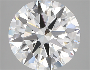 Picture of Lab Created Diamond 5.03 Carats, Round with ideal Cut, E Color, vvs2 Clarity and Certified by IGI