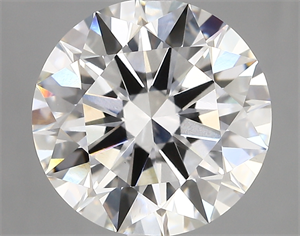 Picture of Lab Created Diamond 5.03 Carats, Round with ideal Cut, F Color, vvs2 Clarity and Certified by IGI