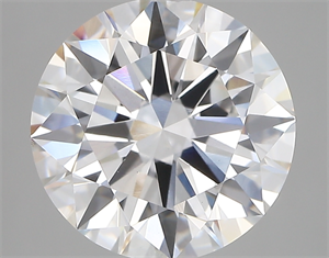 Picture of Lab Created Diamond 5.03 Carats, Round with ideal Cut, E Color, vvs2 Clarity and Certified by IGI