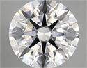 Lab Created Diamond 5.03 Carats, Round with ideal Cut, D Color, vs1 Clarity and Certified by IGI