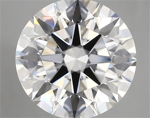 Picture of Lab Created Diamond 5.03 Carats, Round with ideal Cut, D Color, vs1 Clarity and Certified by IGI