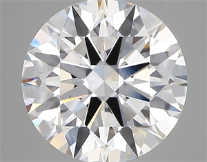 Picture of Lab Created Diamond 5.03 Carats, Round with ideal Cut, D Color, vs2 Clarity and Certified by IGI