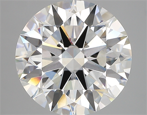 Picture of Lab Created Diamond 5.03 Carats, Round with ideal Cut, G Color, vvs2 Clarity and Certified by IGI