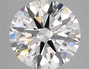 Picture of Lab Created Diamond 5.03 Carats, Round with ideal Cut, E Color, vvs2 Clarity and Certified by IGI