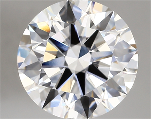 Picture of Lab Created Diamond 5.02 Carats, Round with ideal Cut, D Color, vvs2 Clarity and Certified by IGI