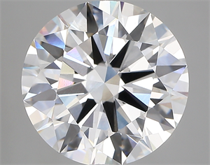 Picture of Lab Created Diamond 5.02 Carats, Round with ideal Cut, E Color, vvs2 Clarity and Certified by IGI