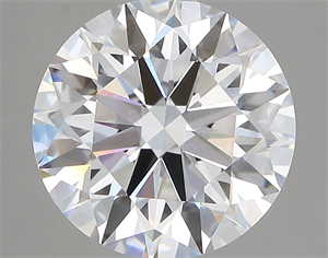 Picture of Lab Created Diamond 5.02 Carats, Round with ideal Cut, D Color, vvs2 Clarity and Certified by IGI